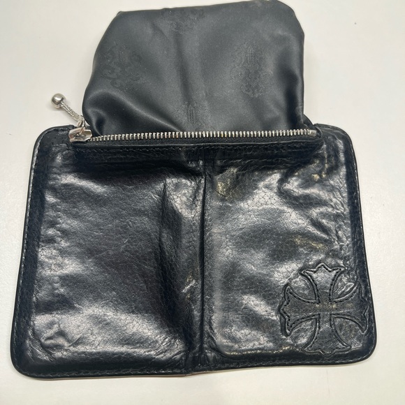 Chrome Hearts Black Leather Wallet - Picture 9 of 12